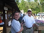 Sonny receiving the 2nd ESP Master award from Dave White at the Commonwealth Cup 2008. He was third overall for the match.