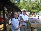 Sonny receiving the High Junior award from Dave White at the Commonwealth Cup 2008.